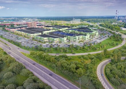 Prasideda Urban HUB verslo patalpų statybos