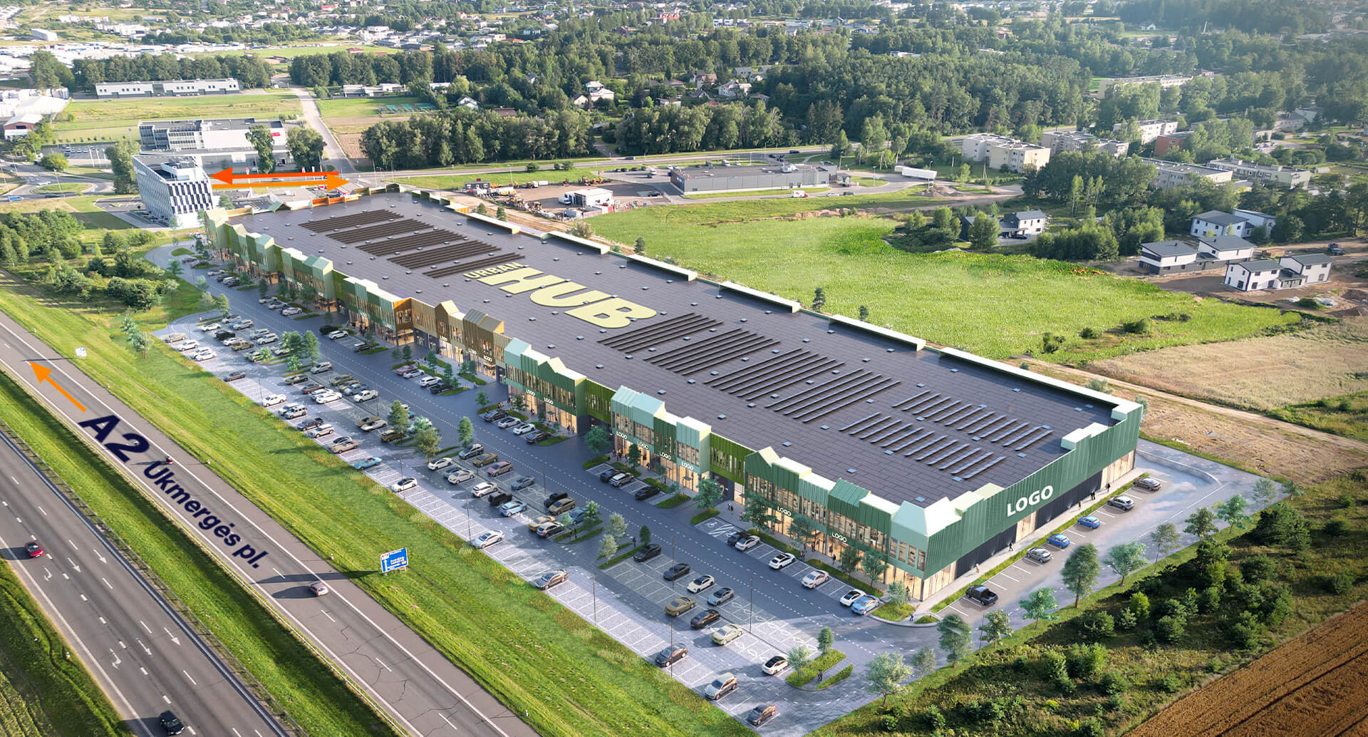 Urban HUB komercinių patalpų nuoma Vilniuje