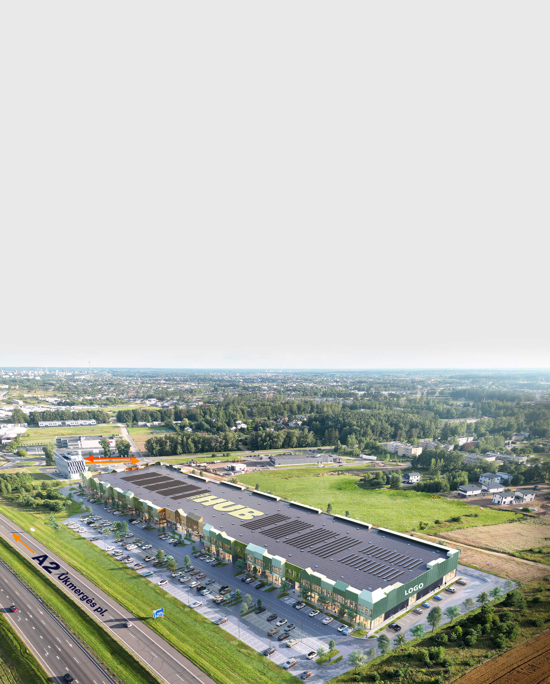 Urban HUB komercinių patalpų nuoma Vilniuje