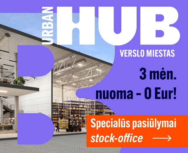 Urban HUB patalpos stock-office